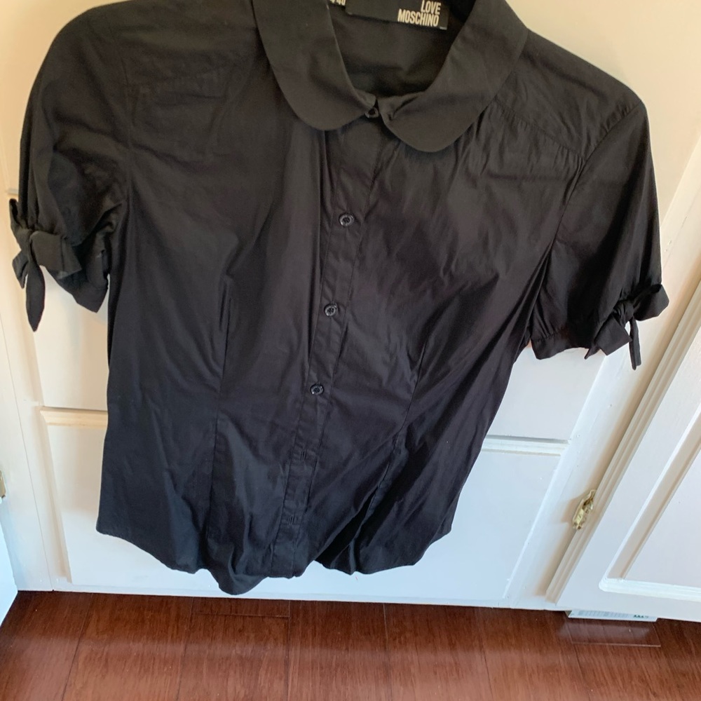 Moschino collared shirt with bow details